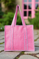 Checkmate Pink Gingham Tote Bag - Jimberly's Boutique - Olive Branch - Mississippi