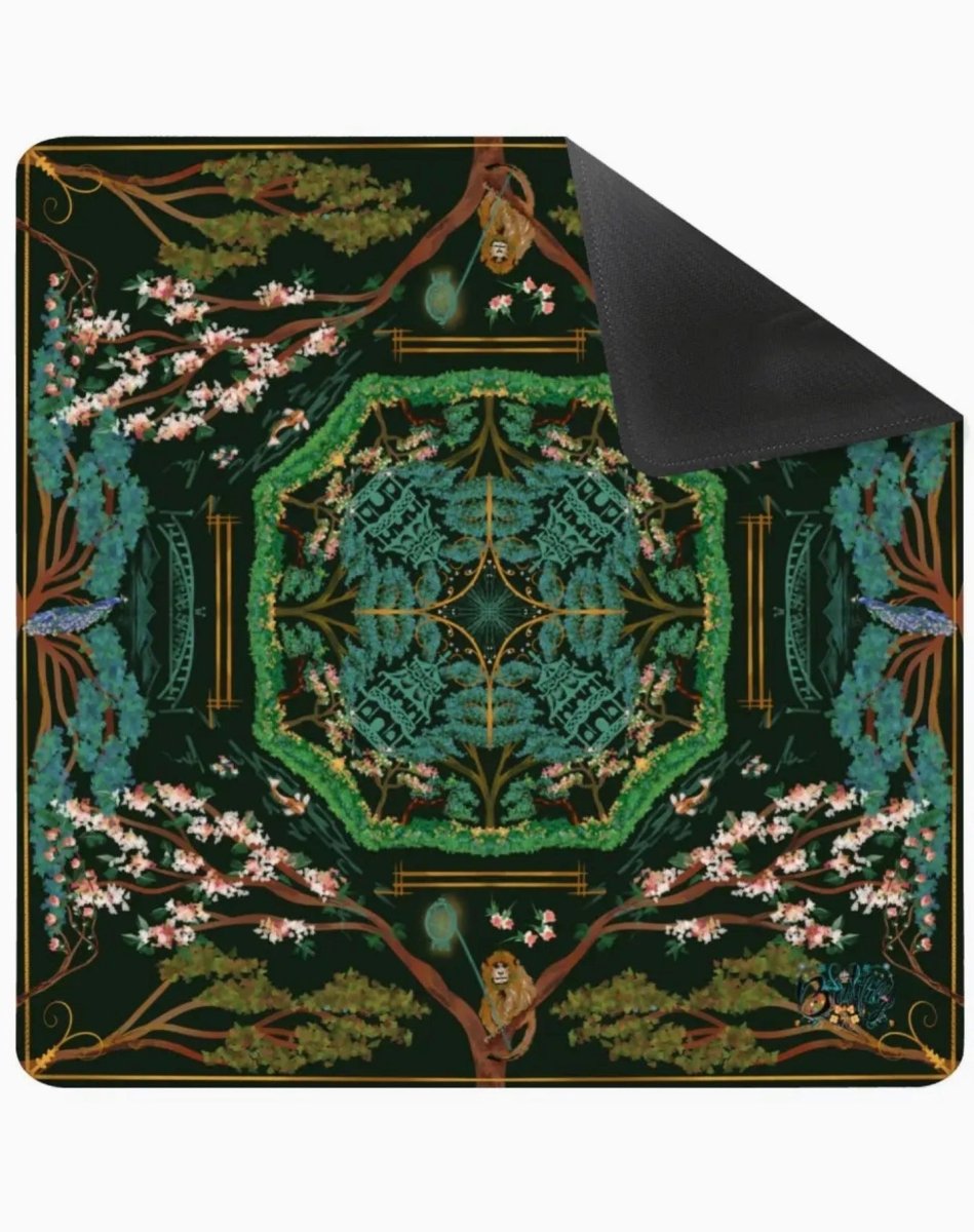 Chinoiserie in Midnight Mahjong Mat | Brewtifully - Mahjong Mat -Jimberly's Boutique-Olive Branch-Mississippi