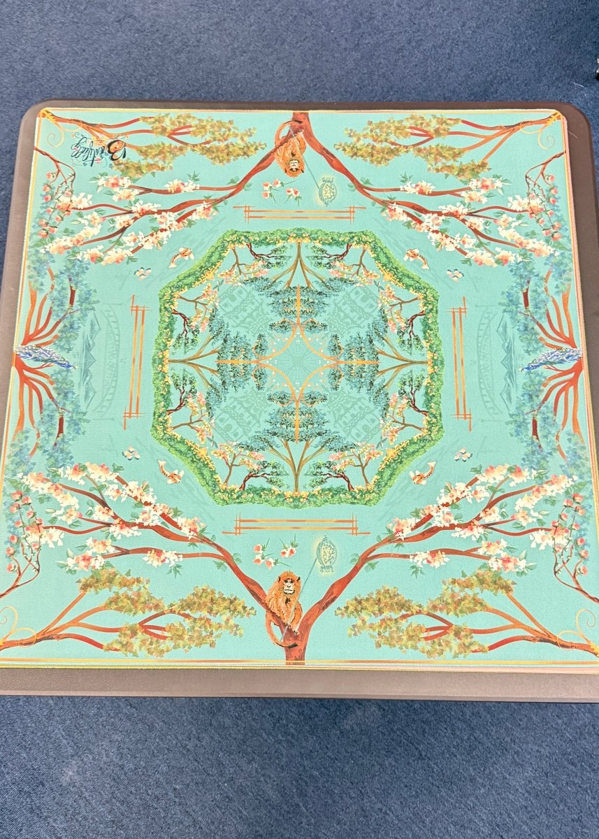 Chinoiserie in Robin’s Egg Mahjong Mat | Brewtifully - Jimberly's Boutique - Olive Branch - Mississippi