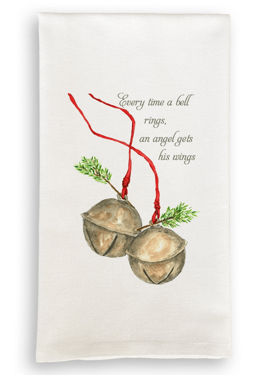 Christmas Bells w/Quote Tea Towel - Dishtowel - Jimberly's Boutique - Olive Branch - Mississippi