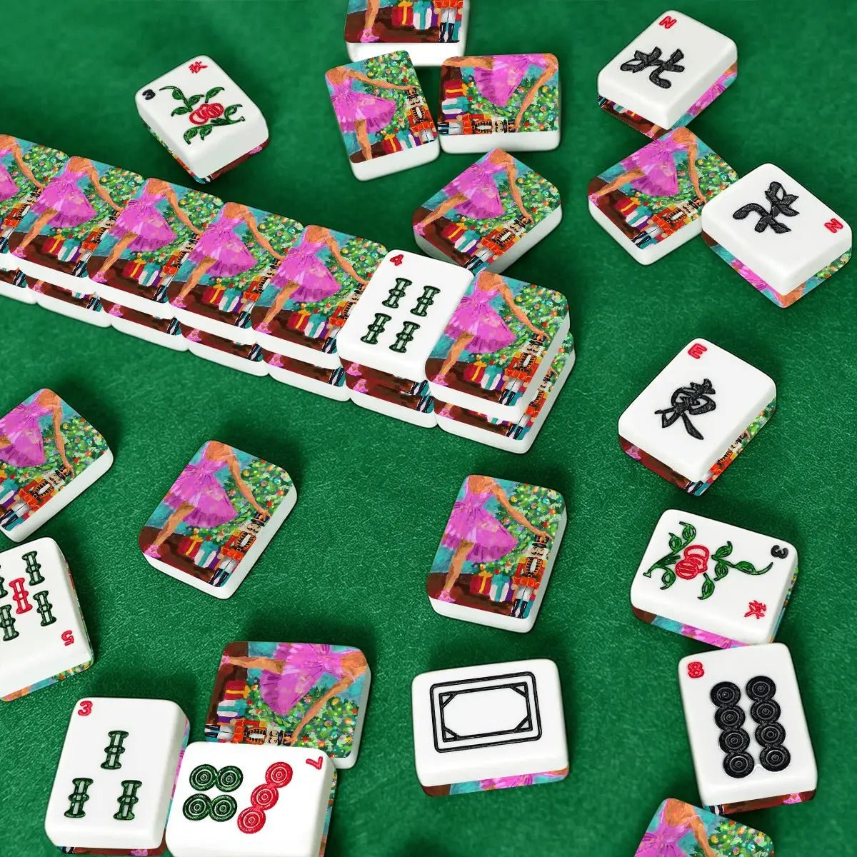 Christmas Morn Mahjong Tiles | Brewtifully - Mahjong Tiles -Jimberly's Boutique-Olive Branch-Mississippi