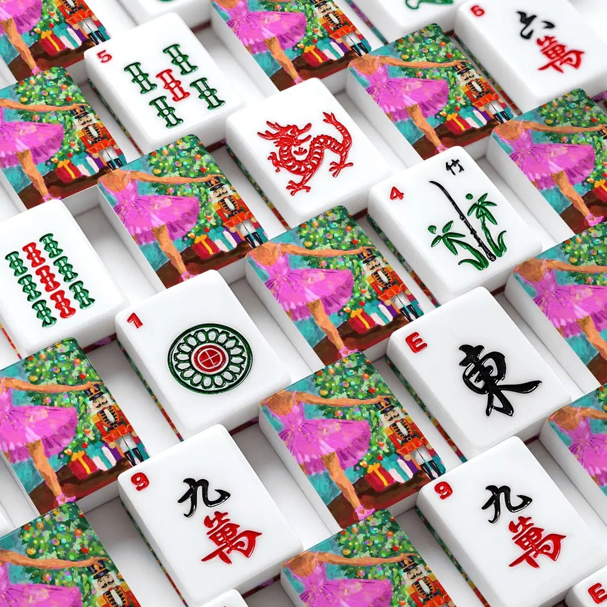 Christmas Morn Mahjong Tiles | Brewtifully - Mahjong Tiles -Jimberly's Boutique-Olive Branch-Mississippi