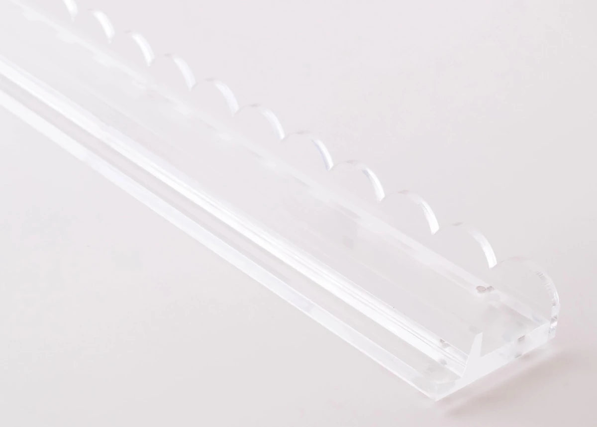 Clear Acrylic Racks with Scalloped Pusher | Miss Mahjong - Mahjong Rack & Pusher Set -Jimberly's Boutique-Olive Branch-Mississippi