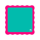 Color Wave - Green Center Pink Scallop - Mahjong Mat | My Fair Mahjong - Mahjong Mat - Jimberly's Boutique - Olive Branch - Mississippi