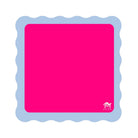 Color Wave - Pink Center Blue Scallop - Mahjong Mat | My Fair Mahjong - Mahjong Mat - Jimberly's Boutique - Olive Branch - Mississippi