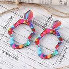 Colorful Wooden Geo Earrings - Earrings - Jimberly's Boutique - Olive Branch - Mississippi