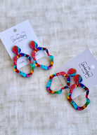 Colorful Wooden Geo Earrings - Earrings - Jimberly's Boutique - Olive Branch - Mississippi