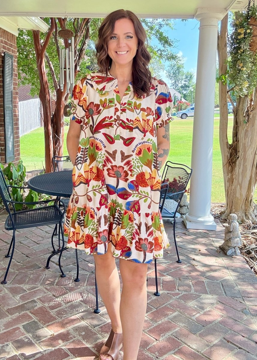 Colors of Fall Dress - dress - Jimberly's Boutique - Olive Branch - Mississippi