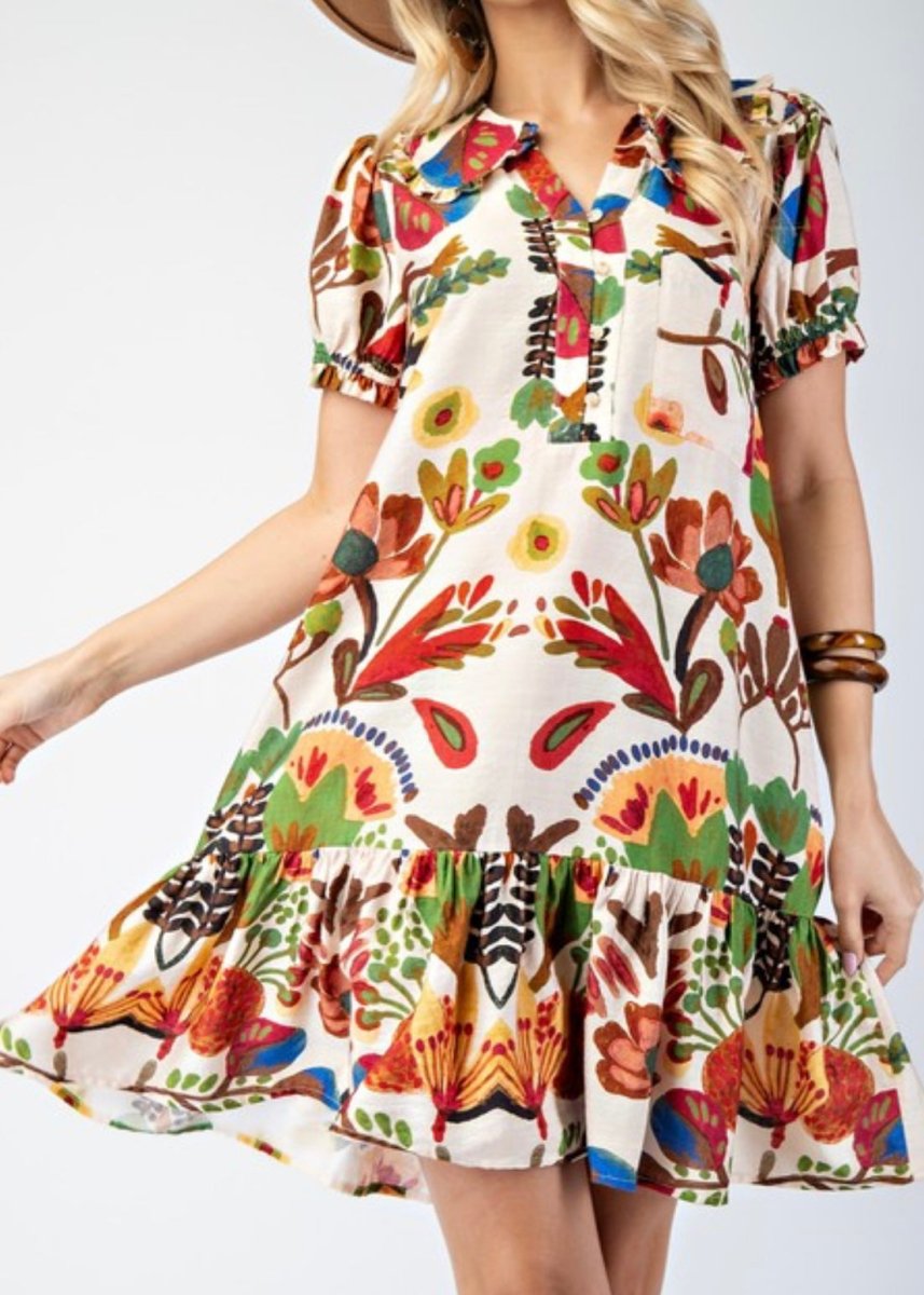 Colors of Fall Dress - dress - Jimberly's Boutique - Olive Branch - Mississippi