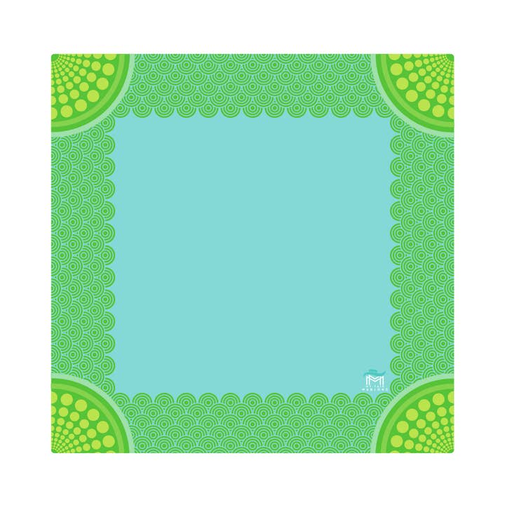 Confetti Mahjong Mat - Lemon Lime Green | My Fair Mahjong - Mahjong Mat -Jimberly's Boutique-Olive Branch-Mississippi