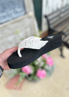 Corkys Bauble | Wedge Flip Flops | White - Corkys Wedge Flip Flops -Jimberly's Boutique-Olive Branch-Mississippi
