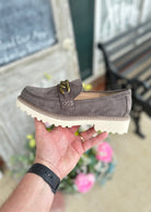 Corkys | Literally | Loafers | Light Grey Suede - Corky Hey Girl Loafers - Jimberly's Boutique - Olive Branch - Mississippi