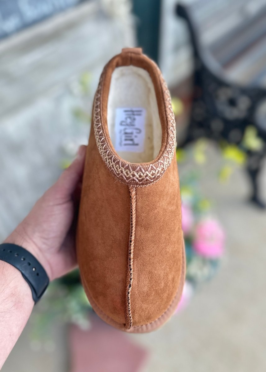 Corky's Veg Out Slide Loafer - Tobacco Faux Suede main image 0