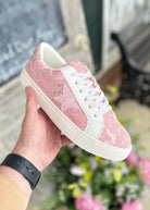 Corkys Supernova Sneakers - Textured Pink Lace - Corky Sneakers -Jimberly's Boutique-Olive Branch-Mississippi