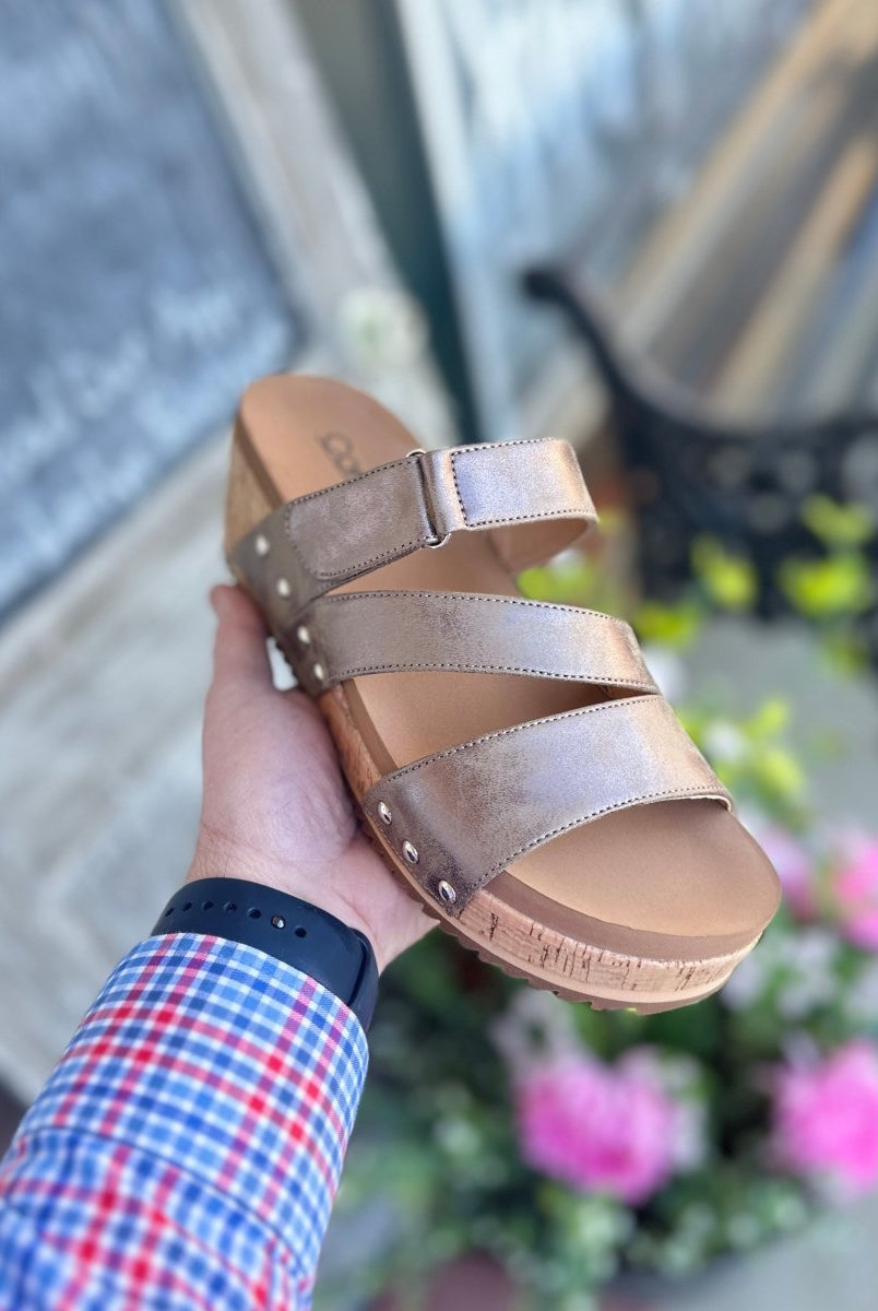 Corkys Wedge Sandals | Voyage | Bronze - Corkys Wedge Sandals -Jimberly's Boutique-Olive Branch-Mississippi