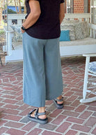 Crepe Cropped Pants - Ash Jade - Jimberly's Boutique - Olive Branch - Mississippi