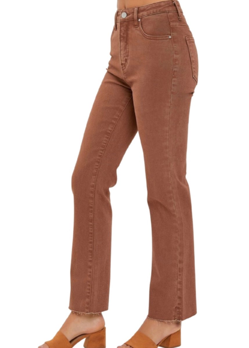 Crowley Espresso Tummy Control Jeans| Risen - risen jeans - Jimberly's Boutique - Olive Branch - Mississippi