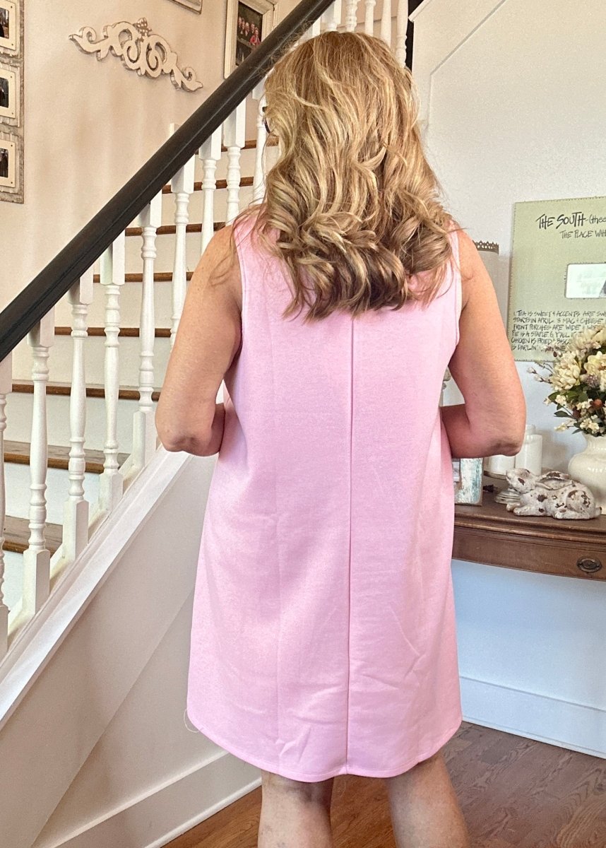 Cruise Sleeveless Dress - Blush Pink | Dear Scarlett - Casual Dress - Jimberly's Boutique - Olive Branch - Mississippi