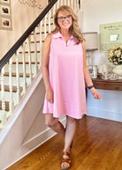 Cruise Sleeveless Dress - Blush Pink | Dear Scarlett - Casual Dress - Jimberly's Boutique - Olive Branch - Mississippi