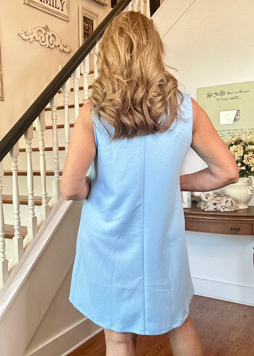 Cruise Sleeveless Dress - Capri Blue | Dear Scarlett - Jimberly's Boutique - Olive Branch - Mississippi