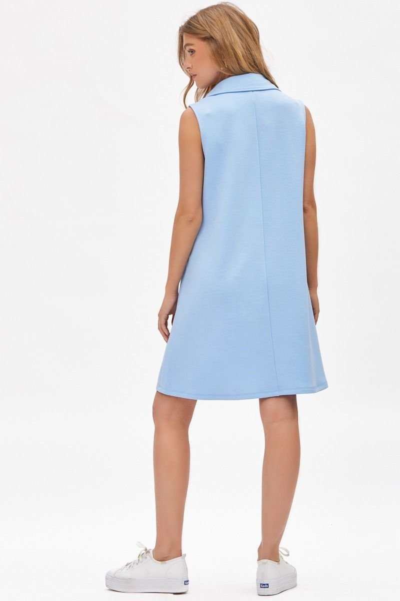 Cruise Sleeveless Dress - Capri Blue | Dear Scarlett - Jimberly's Boutique - Olive Branch - Mississippi