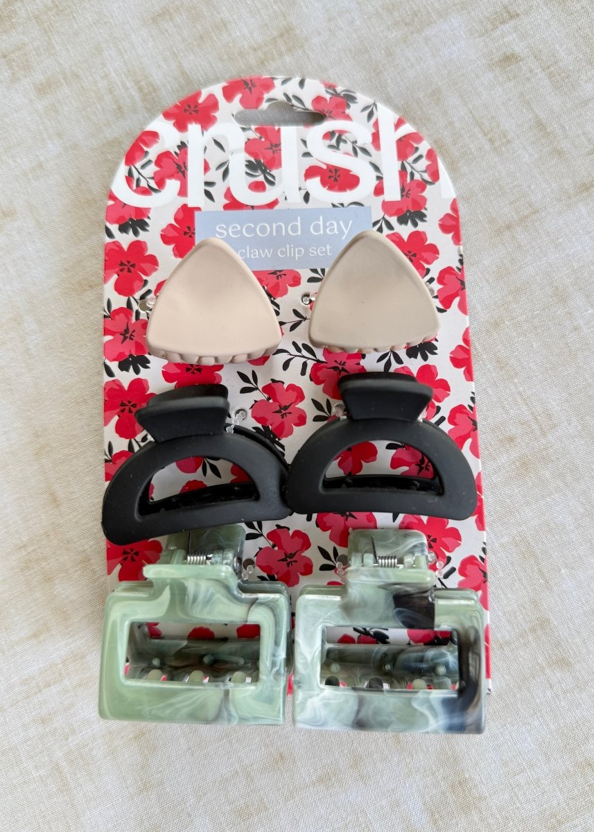 Crush Second Day Claw Clip Set - Hair Clip - Jimberly's Boutique - Olive Branch - Mississippi