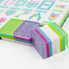 Crystal Confetti Citrus Green Mahjong Tiles | My Fair Mahjong - Mahjong Tiles - Jimberly's Boutique - Olive Branch - Mississippi