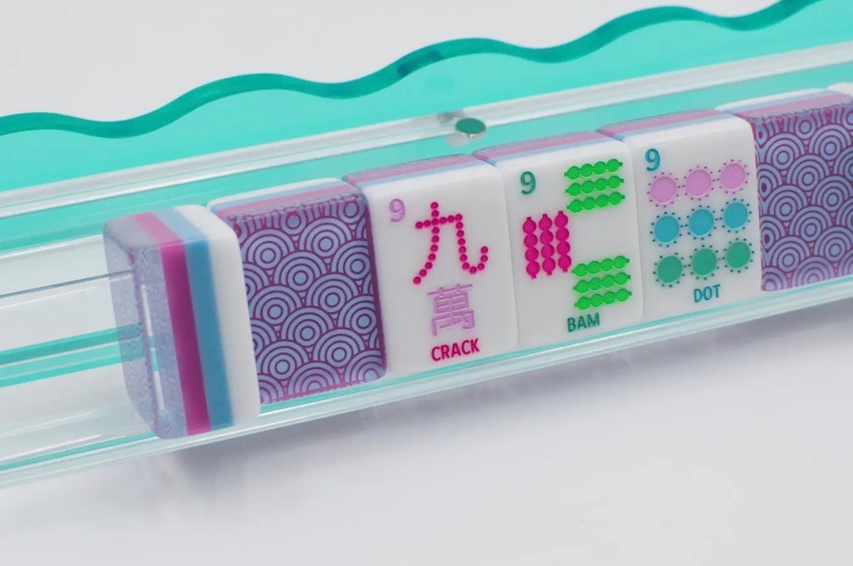 Crystal Confetti Purple Mahjong Tiles | My Fair Mahjong - Mahjong Tiles -Jimberly's Boutique-Olive Branch-Mississippi