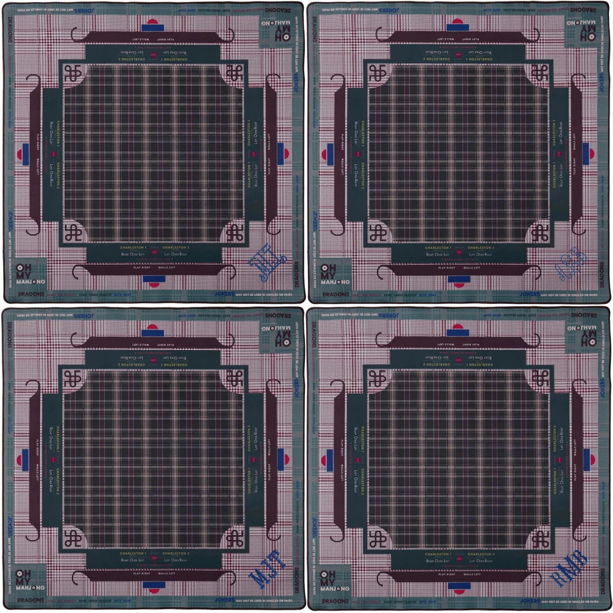 Dapper Mat In Tube | Oh My Mahjong - Mahjong Mat - Jimberly's Boutique - Olive Branch - Mississippi