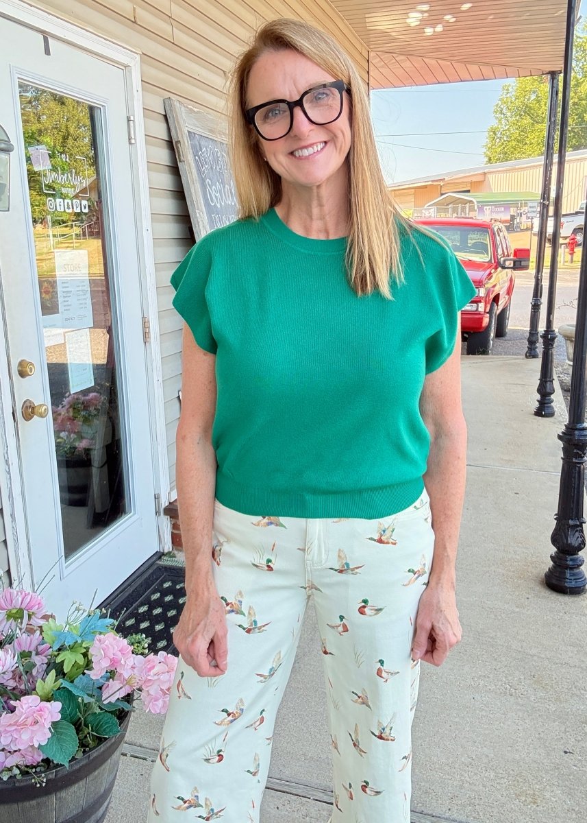 Darcy Dolman Sleeve Sweater - Forest - Jimberly's Boutique-Olive Branch-Mississippi