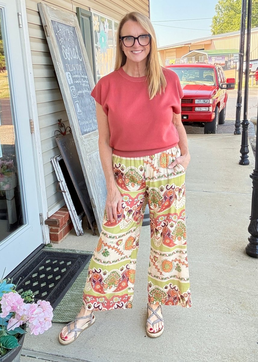 Darcy Dolman Sleeve Sweater - Heather Rust - Jimberly's Boutique-Olive Branch-Mississippi