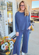 Darcy Lounge Set - Navy - pants set -Jimberly's Boutique-Olive Branch-Mississippi