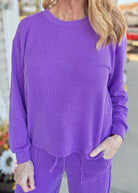 Darcy Lounge Set - Purple - pants set -Jimberly's Boutique-Olive Branch-Mississippi