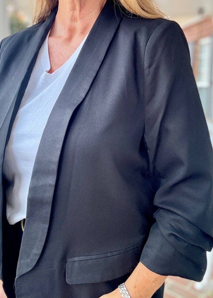 Dare Me Blazer - Black (Plus) - Blazer - Jimberly's Boutique - Olive Branch - Mississippi