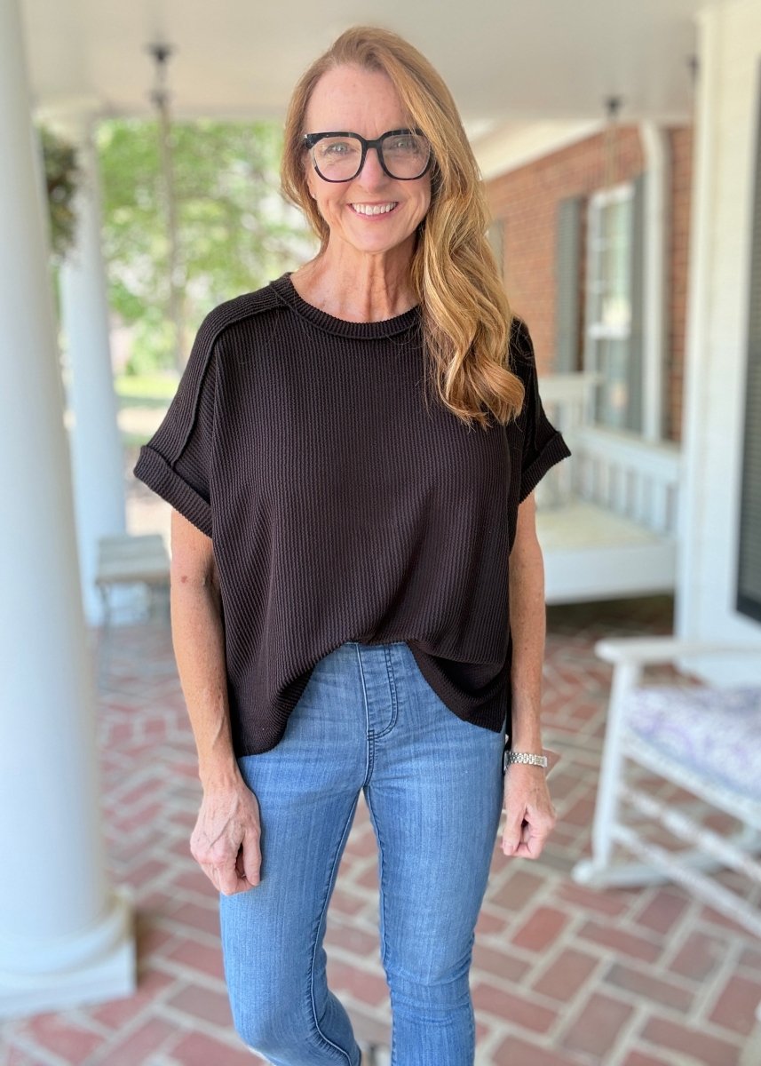 Day In The Life Top | Black - Zenana Casual Top -Jimberly's Boutique-Olive Branch-Mississippi