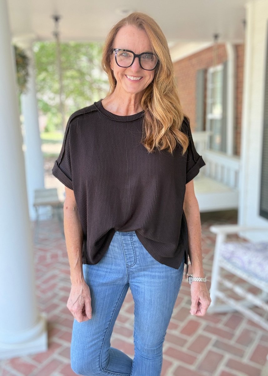 Day In The Life Top | Black - Zenana Casual Top -Jimberly's Boutique-Olive Branch-Mississippi