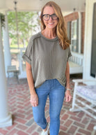 Day In The Life Top - Light Olive - Zenana Casual Top -Jimberly's Boutique-Olive Branch-Mississippi