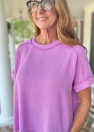 Day In The Life Top - Spring Violet - Zenana Casual Top -Jimberly's Boutique-Olive Branch-Mississippi