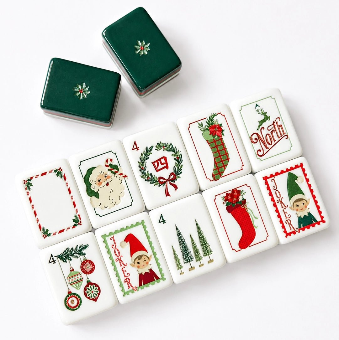 Dear Santa Mahjong Tiles Set | Anders Ruff (preorder) - Mahjong Tiles -Jimberly's Boutique-Olive Branch-Mississippi