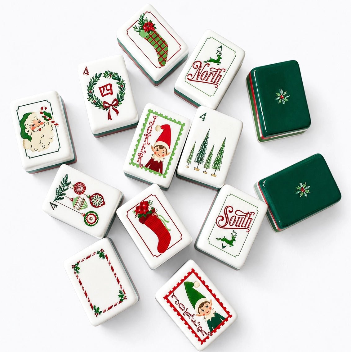 Dear Santa Mahjong Tiles Set | Anders Ruff (preorder) - Mahjong Tiles -Jimberly's Boutique-Olive Branch-Mississippi