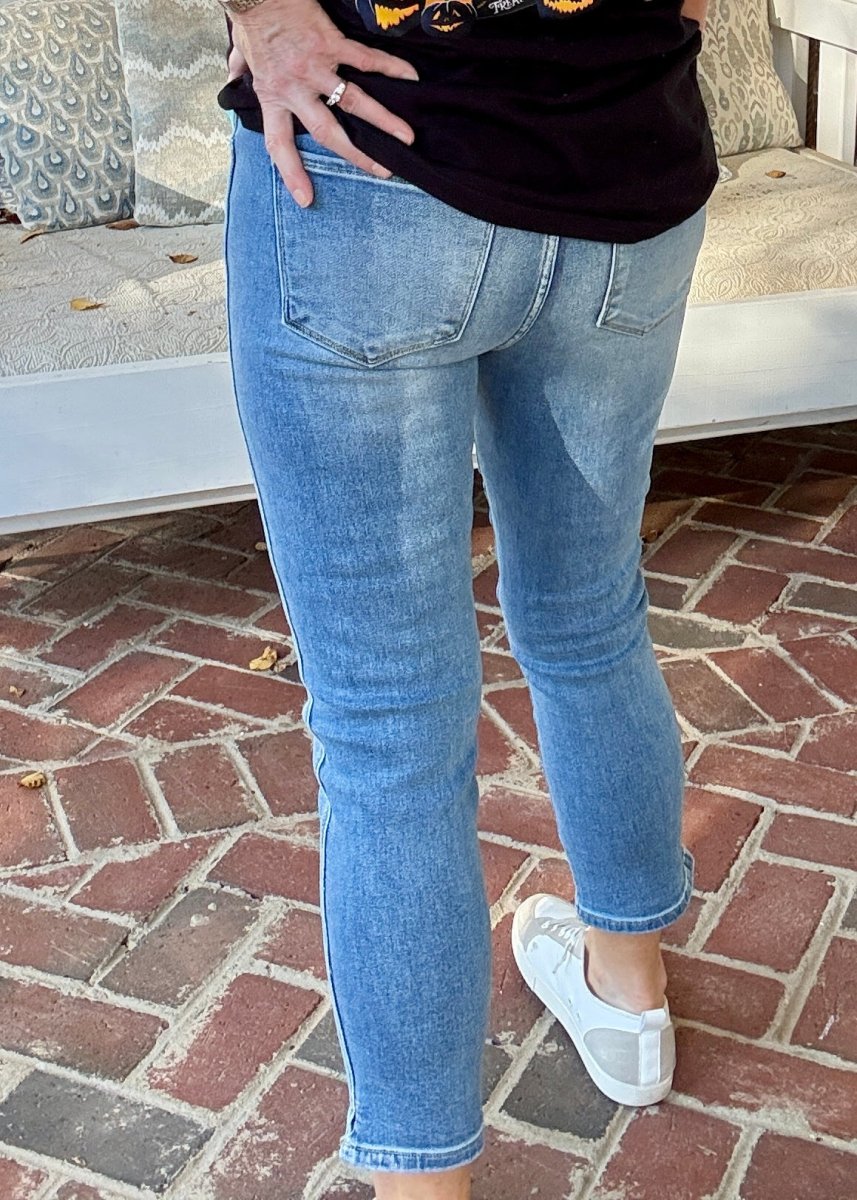 Delta Crop Skinny Jeans | Risen - risen jeans - Jimberly's Boutique - Olive Branch - Mississippi