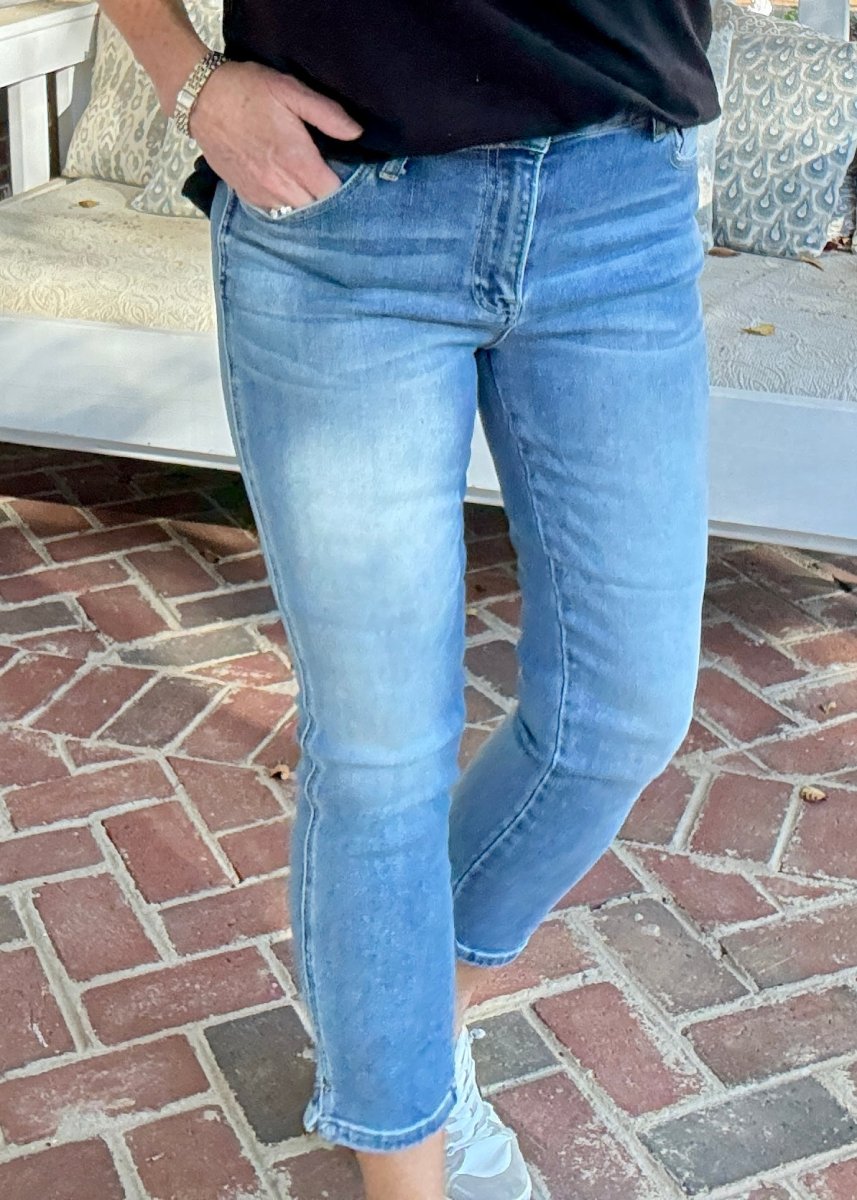 Delta Crop Skinny Jeans | Risen - risen jeans - Jimberly's Boutique - Olive Branch - Mississippi