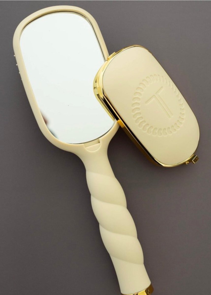 Detangler Hair Brush for Medium Hair – Full Size - Tan - Teleties Hair Brush - Jimberly's Boutique - Olive Branch - Mississippi