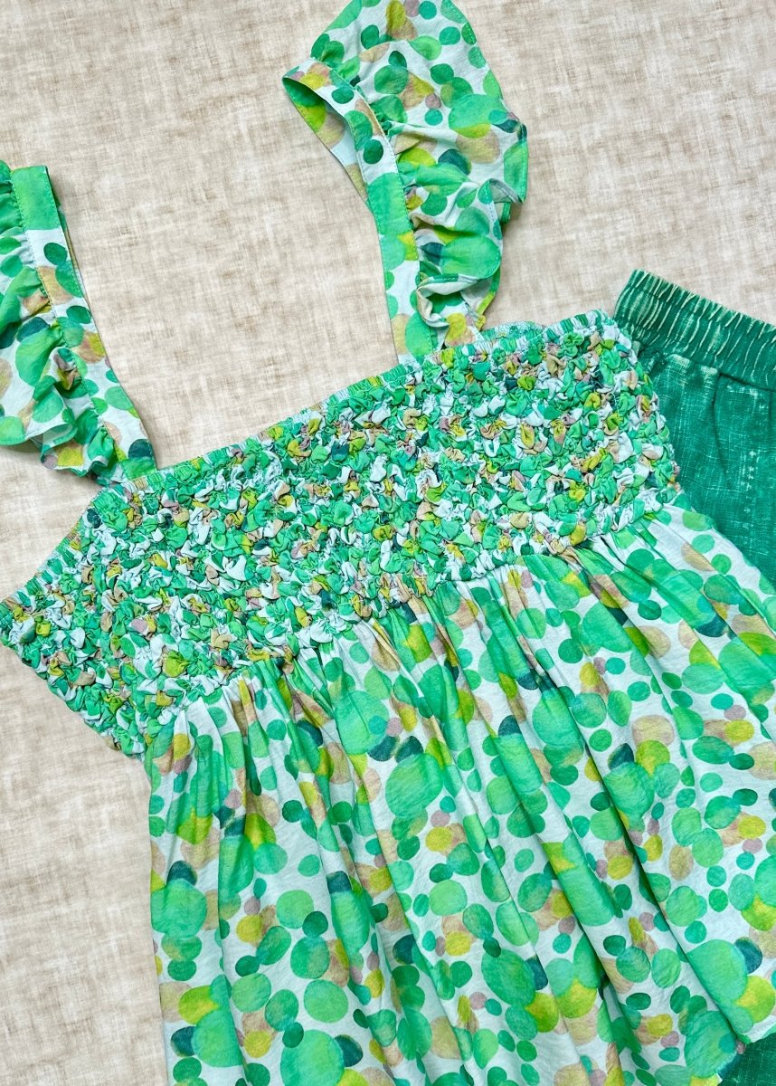 Dippin Dots Top - Green - Jimberly's Boutique - Olive Branch - Mississippi