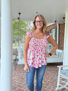 Dippin Dots Top - Pink - Jimberly's Boutique - Olive Branch - Mississippi