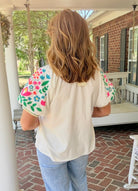 Embroidered Jodifl Top - Off White - Jodifl Top - Jimberly's Boutique - Olive Branch - Mississippi