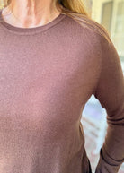 Everyday Classic Crew Neck Sweater - Brown - Jimberly's Boutique-Olive Branch-Mississippi