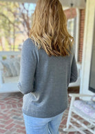 Everyday Classic Crew Neck Sweater - Charcoal - Jimberly's Boutique-Olive Branch-Mississippi