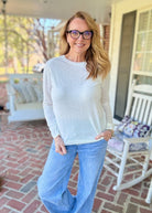 Everyday Classic Crew Neck Sweater - Ivory - Jimberly's Boutique-Olive Branch-Mississippi