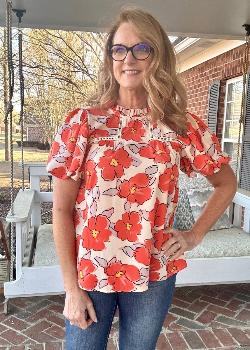 Fabled In Floral Top - Ivory | Jodifl - Jodifl Top -Jimberly's Boutique-Olive Branch-Mississippi